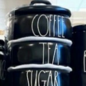 Rae  Dunn coffe, tea , sugar canisters
